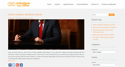 Desktop Screenshot of leifericksonlawoffice.net