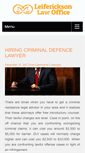 Mobile Screenshot of leifericksonlawoffice.net
